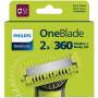 Philips OneBlade QP624/50 360 Ersatzklingen 2er
