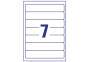 Avery Zweckform L4760-10 - White - Rounded rectangle - Permanent - 38 x 192 mm - A4 - Ring binder