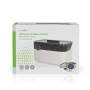 Nedis Ultraschall-Schmuck-Reiniger / Netzstromversorgung / 220 - 240 V AC 50/60 Hz / Euro / Typ-C (CEE 7/16) / Weiss / Kunststoff
