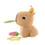 Mattel Fisher-Price sensorisches Babyspielzeug Kuschel-Capybara Plüschtier mit Beißring und Rassel f