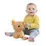 Mattel Fisher-Price sensorisches Babyspielzeug Kuschel-Capybara Plüschtier mit Beißring und Rassel f
