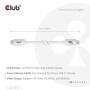 Club 3D Club3D Kabel USB-C 80Gbps zertifi. PD240W/8K240Hz 1,2m weiß retail (CAC-1572)
