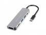 CONCEPTRONIC  6-1 Dock USB-C->HDMI/2xUSB-A/SD/TF/+   15cm gr (DONN02G)