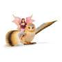 Schleich bayala            70789 Elfe auf Glitzer-Eule V2 Schleich
