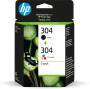 HP 3JB05AE Tintenpatronen schwarz/3-farbig No. 304 Druckerpatronen