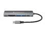 Conceptronic DONN11G 6-in-1 USB-C Adapter Datenverteiler/Umschalter
