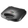 MELISSA Sandwichmaker / 750 W / Grillplatten / Automatische Temperaturkontrolle / Antihaftbeschichtung / Schwarz