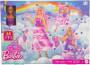 Mattel Barbie-Adventskalender mit Modepuppe und 24 Überraschungs-Accessoires mit Einhorn und Tieren