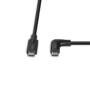 LINDY 1.5m USB 3.2 Typ C Kabel 90 Grad gewinkelt (32019)