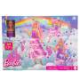 Mattel Barbie-Adventskalender mit Modepuppe und 24 Überraschungs-Accessoires mit Einhorn und Tieren