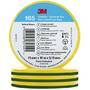 3M Temflex 15mmx10m Gruen/Gelb165YG1EVinyl-Isolierband 0.15mm