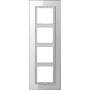 JUNG Glasrahmen 4-fach aws waage/senkrecht LSP 984 GL WW