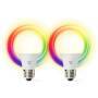 Nedis SmartLife Vollfärbige LED-Lampe| WLAN| E27| 806 lm| 9 W| RGB+ weiss