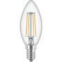 Philips PHIL CorePro LEDcandle 4.3-40W/827Kerze E14 470lm Glas klar F