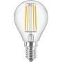 Philips PHIL CorePro LEDluster 4.3-40W/827Tropfen E14 470lm Glas klar F