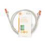 Nedis CAT6-Netzwerkkabel / RJ45 Stecker / RJ45 Stecker / U/UTP / 1.00 m / Rund / PVC / Grau / Label