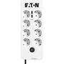 Eaton Protection Box 8 Tel@ USB DIN - 8 AC outlet(s) - Type F - 220 - 250 V - 50/60 Hz - 10 A - 2500 W