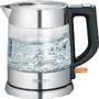 SEVERIN WK 3468 - 1 L - 2200 W - Black - Stainless steel - Transparent - Glass - Water level indicator - Overheat protection