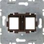 Berker TRAGRING 2FACH M.BRAUNER AUFS. (454107)