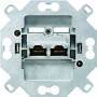 JUNG UAE 8-8 UPOK6 - 2 x RJ-45 - 6a - Gray - 1 pc(s)