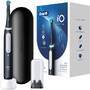 Oral-B iO 4 iO4 Elektrische Zahnbürste/Electric Toothbrush, Magnet-Technologie, 4 Putzmodi für Zahnpflege, Reiseetui, Designed by Braun, matt black