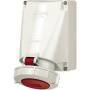 Mennekes 136A - 5P - 6 h - Black,Red,White - IP67 - 400 V - 63 A