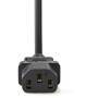 Nedis NETZKABEL KALTGE.  WINKEL   2M (CEBW10000BK20   SW)