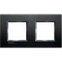 Bticino LIGHT RAHMEN ANTHRAZIT 2X2-MOD (LNA4802M2AR)