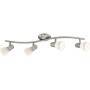 Eglo DECKENLEUCHTE 4X40W E14 NI-MT (88474 DAKAR 1 WEISS)