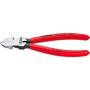 KNIPEX 72 01 160 - Diagonal-cutting pliers - Chromium-vanadium steel - Plastic - Red - 16 cm - 164 g