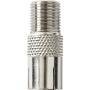 Nedis Satelliten- und Antennenadapter| F Buchse| Coax| Vernickelt| 75 Ohm|