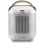 De Longhi Capsule HFX30C18.IW - Fan electric space heater - Ceramic - CE - Indoor - Desk,Floor,Table - Brown,White