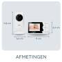 Alecto Babyphone mit Kamera und 2,4"-Farbbildschirm