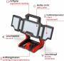 Einhell Akku-Lampe TP-CL 18/3000 Li-Solo Power X-Change (18 V, 3000 lm, schwenkbarer Leuchtkopf, klappbare Leuchtpaneele, 60 LEDs, Helligkeitsregulierung, ohne Akku)