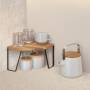 METALTEX Eckregal 'York Lava' 1-Etage