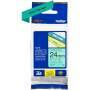 Brother Laminated tape 24mm - Black on green - TZe - Grey - Thermal transfer - Brother - PT-2430PC - PT-2700 - PT-2730 - PT-9600 - PT-9700PC - PT-9800PCN