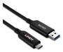 LINDY 10m USB 3.2 Gen 1 Typ A an C Hybridkabel (43395)