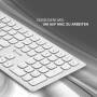 Alogic Echelon Extend Bluetooth Wireless Keyboard (German) White Tastaturen PC -kabellos-