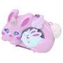 Mattel Polly Pocket 2-in-1-Bunny Fun Schatulle, tragbares Taschen-Spielset mit 2 Puppen und 12 Zubeh