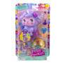 Mattel Polly Pocket Traumland-Schatulle in zauberhafter Lammform mit 1 Minipuppe und Haustier-Einhor