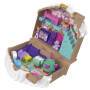 Mattel Adventskalender-Spielset mit Polly Pocket-Puppe, DIY-Lebkuchenhaus mit Puppenhausmöbeln und 2