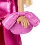 Mattel Barbie Deluxe Style-Modepuppe #5 in rosafarbenem Metallic-Outfit mit Korsett-Top und Accessoi