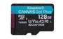 KINGSTON 128GB microSDXC Canvas Go Plus Gen4 200MB/s A2 U3 V30 Card + Adapter (SDCG4/128GB)