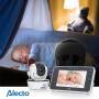 Alecto Video-Babyphone mit 5"-Farbdisplay Weiß / Anthrazit