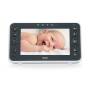 Alecto Video-Babyphone mit 5"-Farbdisplay Weiß / Anthrazit