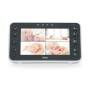 Alecto Video-Babyphone mit 5"-Farbdisplay Weiß / Anthrazit