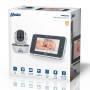 Alecto Video-Babyphone mit 5"-Farbdisplay Weiß / Anthrazit