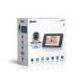 Alecto Video-Babyphone mit 5"-Farbdisplay Weiß / Anthrazit