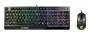 MSI VIGOR GK30 COMBO RGB MEMchanical Gaming Keyboard + Clutch GM11 Gaming Mouse ' UK Layout - 6-Zone RGB Lighting Keyboard - Dual-Zone RGB Lighting Mouse - 5000 DPI Optical Sensor - RGB Mystic Light' - USB - Mechanical - QWERTY - RGB LED - Black - Mouse i