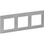 Legrand VLIFE 3FACH RAHMEN ALUMINIUM (754133)
